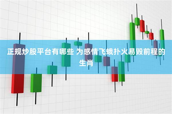 正规炒股平台有哪些 为感情飞蛾扑火易毁前程的生肖